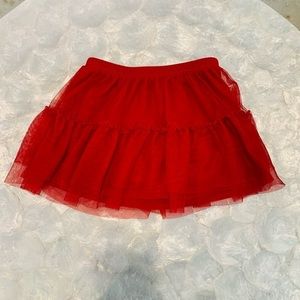 Red ruffled Circo skirt